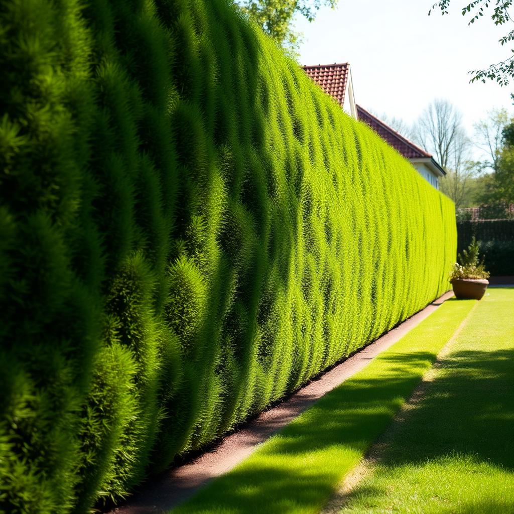 Nyklippet hæk i Ringe efter Totalservice